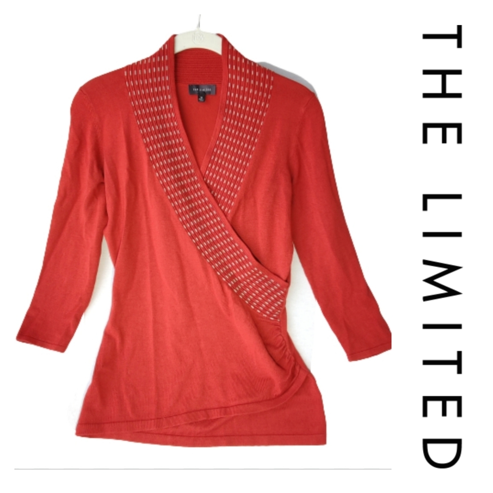 The Limited | Lightweight Knit Wrap Sweater XS